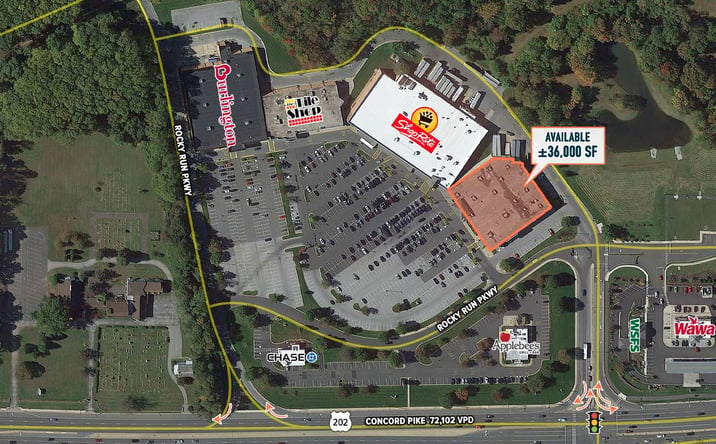 Pictures of Retail property located at Rocky Run Parkway & Concord Pike, Wilmington, DE 19803 for lease - image #1