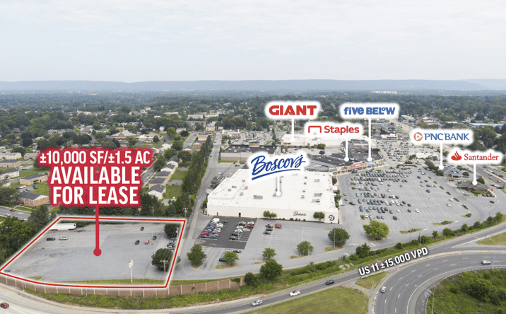 Pictures of Retail, Land property located at 3307 Trindle Rd, Camp Hill, PA 17011 for lease - image #1