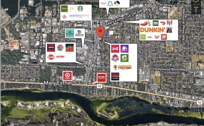 Pictures of Retail, Industrial property located at 481 Mary Esther Blvd, Mary Esther, FL 32569 for lease - image #1