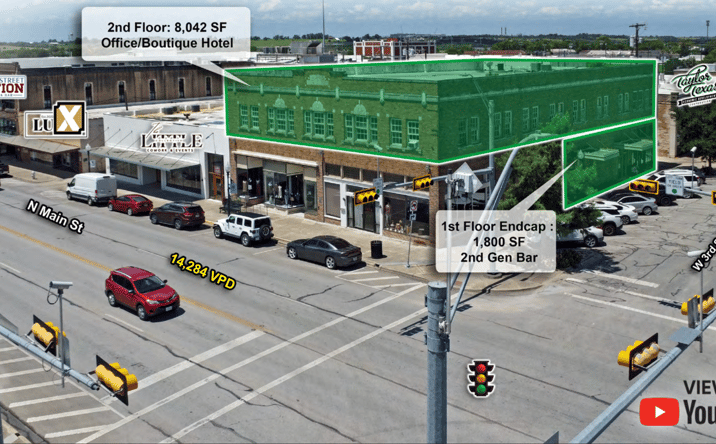 Pictures of Retail, Office property located at 219 N Main St, Taylor, TX 76574 for lease - image #1