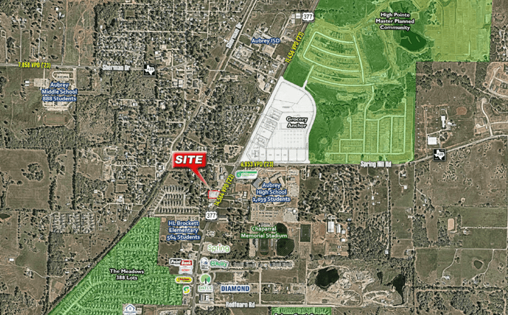 Pictures of Retail property located at NEQ of Grove Blvd & Vista Way, Waxahachie, TX 75165 for lease - image #1
