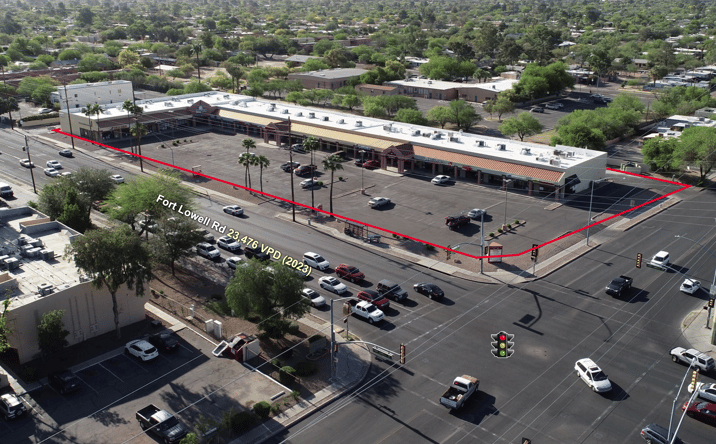 Pictures of Retail property located at 3102-3160 E. Fort Lowell Road, Tucson, AZ 85716 for lease - image #1