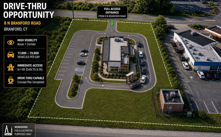 Pictures of Industrial, Land, Special Purpose property located at 8 N Branford Rd, Branford, CT 06405 for lease - image #1
