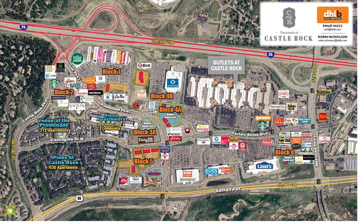 Pictures of Restaurant property located at NWQ OF MEADOWS PARKWAY & INTERSTATE 25, Castle Rock, CO 80111 for lease - image #1
