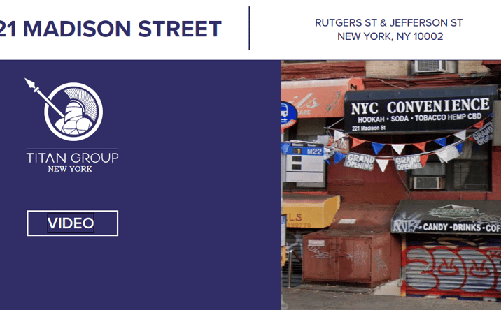 Pictures of Retail, Office, Restaurant property located at 221 Madison St, New York, NY 10002 for lease - image #1