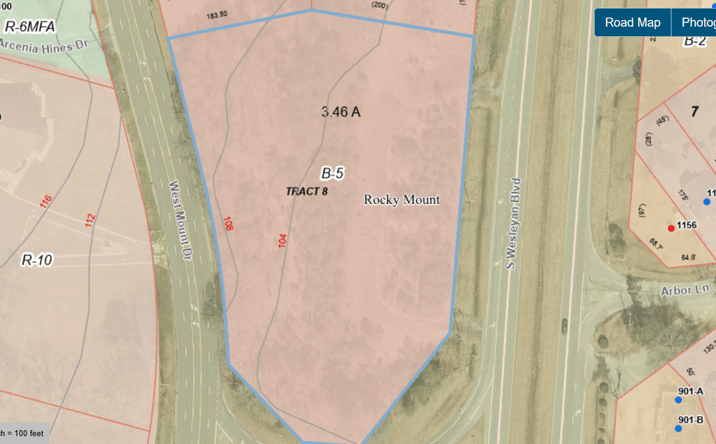 Pictures of Land property located at S Wesleyan Blvd, WESLEYAN COL, NC 27804 for lease - image #1