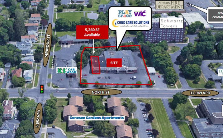 Pictures of Retail, Office property located at 102 North St, Auburn, NY 13021 for lease - image #1