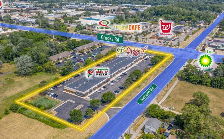 Pictures of Retail, Office property located at 2010-2118 Auburn Road, Rochester Hills, MI 48309 for lease - image #1