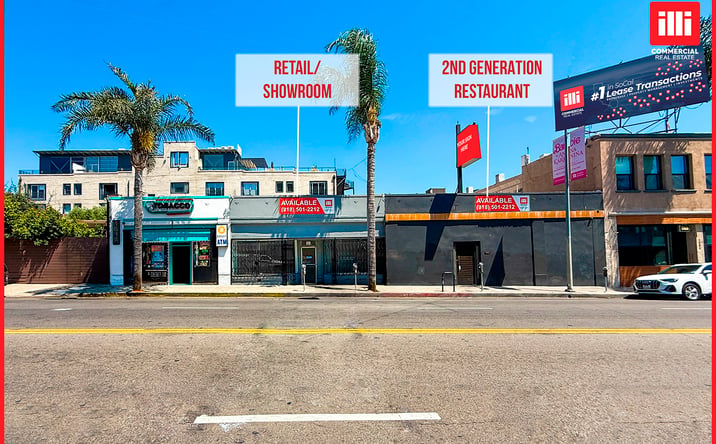 Pictures of Retail, Restaurant property located at 1612 N Cahuenga Blvd, Los Angeles, CA 90028 for lease - image #1