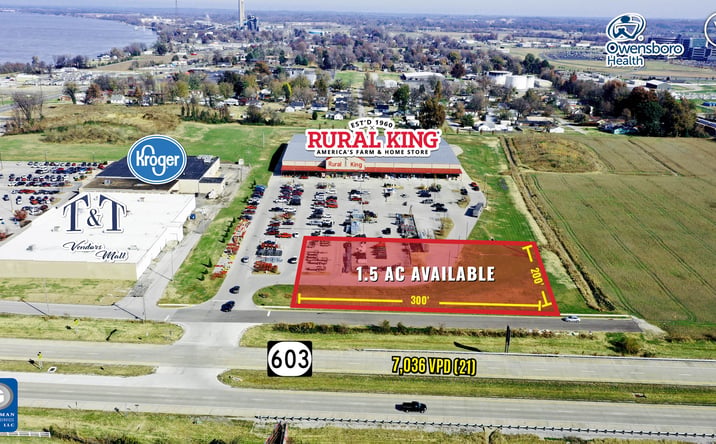Pictures of Retail, Land property located at 801 Commerce Dr, Owensboro, KY 42303 for lease - image #1