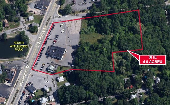 Pictures of Retail, Land property located at 800 Washington St, Attleboro, MA 02703 for lease - image #1