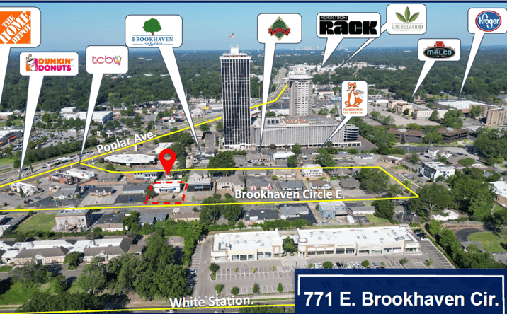 Pictures of Retail, Office, Special Purpose property located at 771 E Brookhaven Cir, Memphis, TN 38117 for lease - image #1