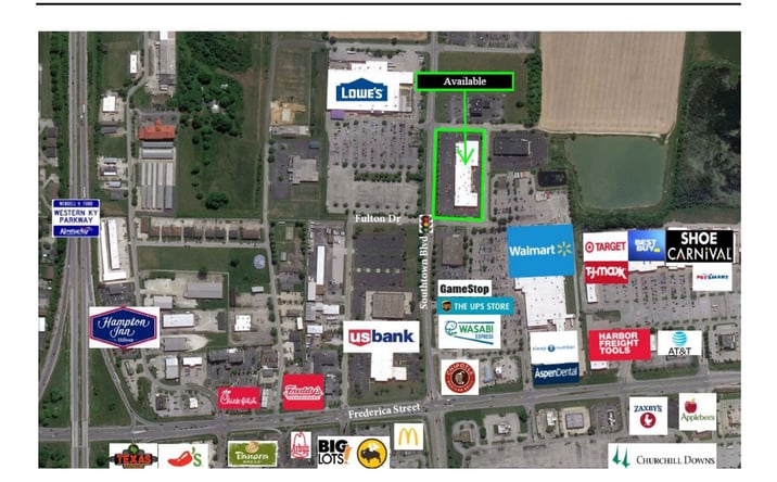 Pictures of Retail, Office property located at 410 Southtown Blvd, Owensboro, KY 42303 for lease - image #1