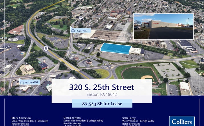 Pictures of Retail property located at 320 S 25th St, Easton, PA 18042 for lease - image #1