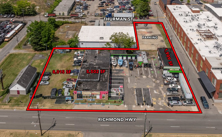 Pictures of Retail property located at 812-816 Richmond Hwy, Richmond, VA 23224 for lease - image #1