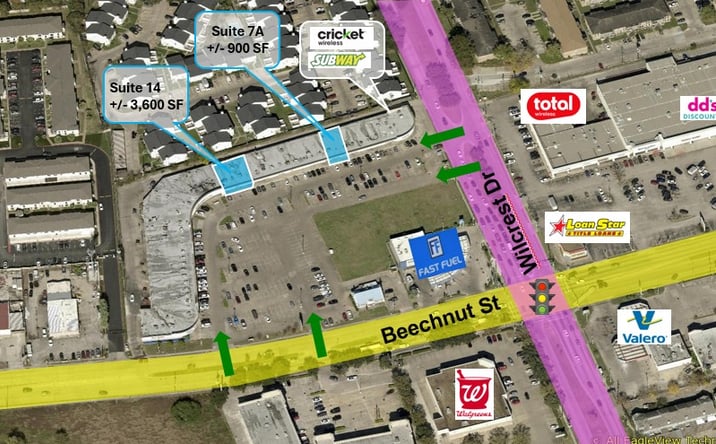 Pictures of Retail, Restaurant property located at 8200 Wilcrest Dr, Houston, TX 77072 for lease - image #1
