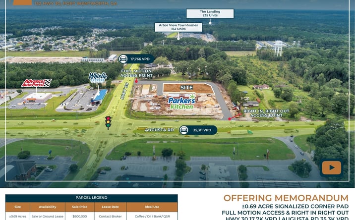 Pictures of Land property located at 132 GA-30, Port Wentworth, GA 31407 for lease - image #1