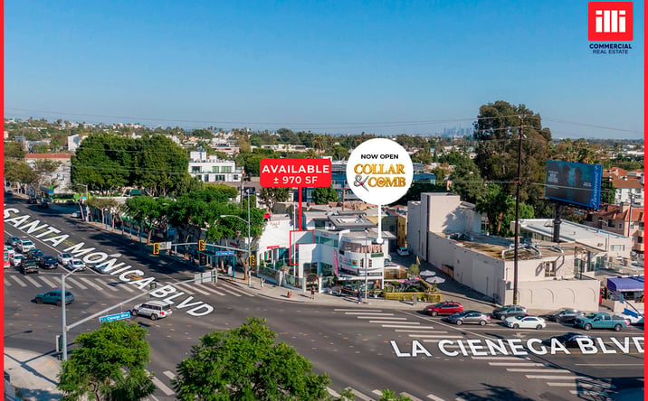 Pictures of Retail property located at 8490 Santa Monica Blvd, West Hollywood, CA 90069 for lease - image #1