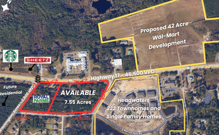 Pictures of Land property located at 13854 US-17, Hampstead, NC 28443 for lease - image #1