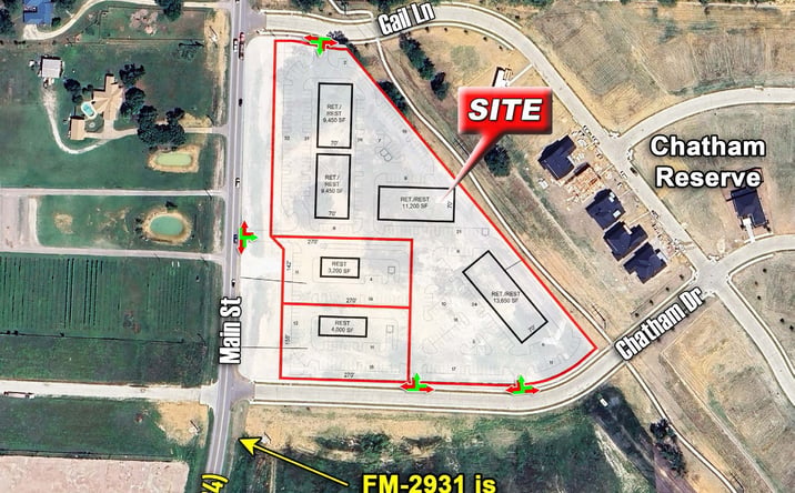 Pictures of Retail, Land property located at NEC of FM-2931 & Chatham Rd, Providence Village, TX 76227 for lease - image #1