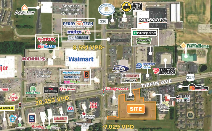 Pictures of Retail property located at 15067 US-224, Findlay, OH 45840 for lease - image #1