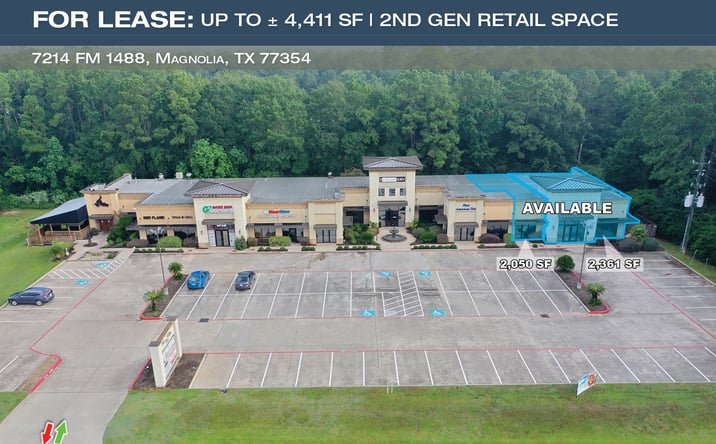 Pictures of Retail, Office, Restaurant property located at 7214 FM 1488, Magnolia, TX 77354 for lease - image #1