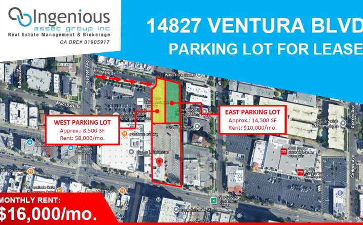 Pictures of Land property located at 14827 Ventura Blvd, Los Angeles, CA 91403 for lease - image #1