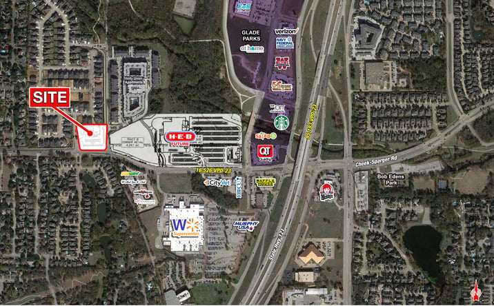 Pictures of Retail, Land property located at 2100-2800 Heritage Ave, Colleyville, TX 76034 for lease - image #1