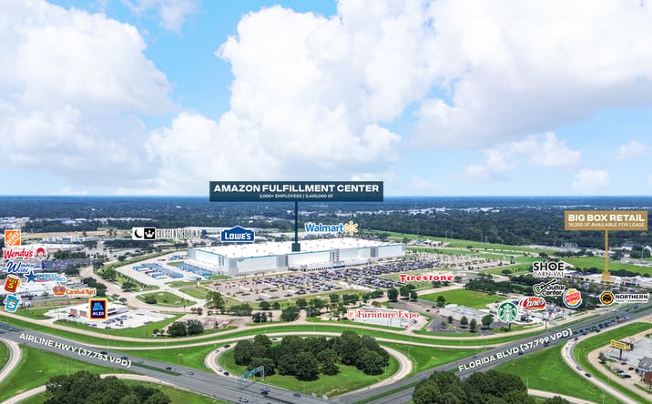 Pictures of Retail property located at 9001 Florida Blvd, Baton Rouge, LA 70815 for lease - image #1