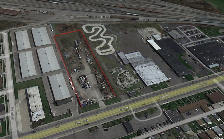 Pictures of Land property located at 19290 Allen Rd, Melvindale, MI 48122 for lease - image #1