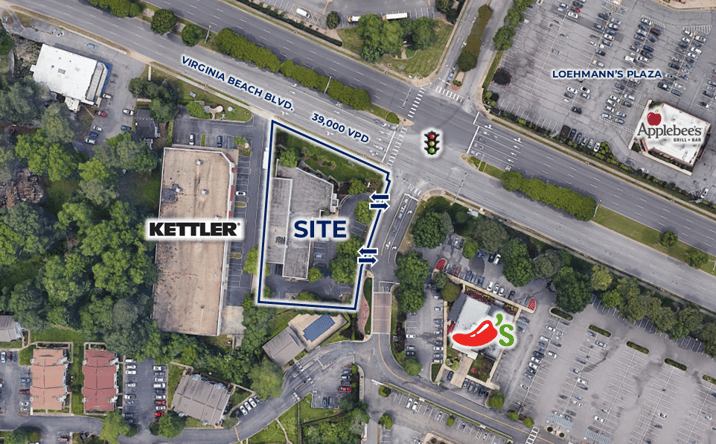 Pictures of Retail, Industrial property located at 4097 Virginia Beach Blvd, Virginia Beach, VA 23452 for lease - image #1