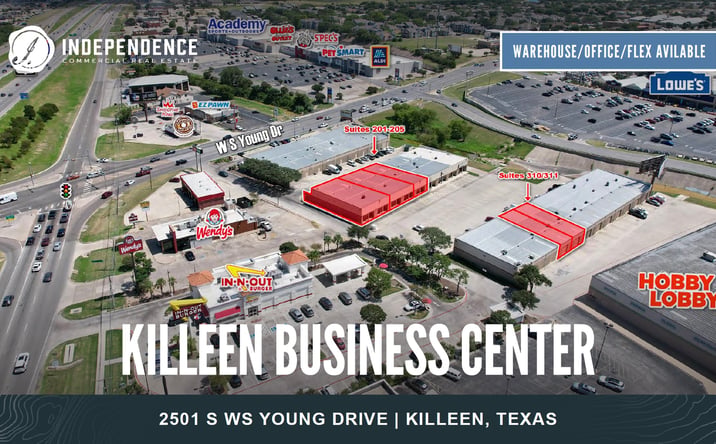 Pictures of Office, Industrial property located at 2501 S W S Young Dr, Killeen, TX 76541 for lease - image #1
