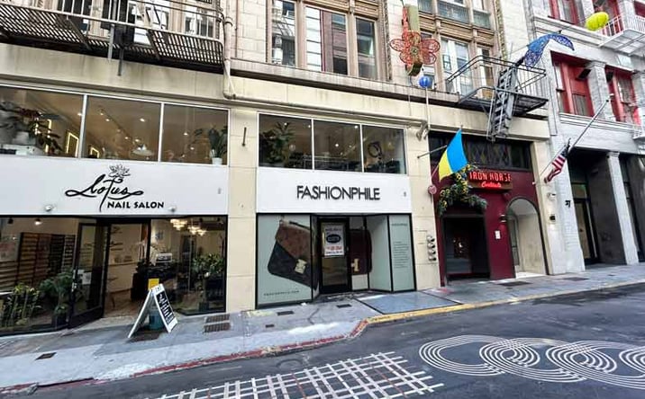 Pictures of Retail property located at 19 Maiden Ln, San Francisco, CA 94108 for lease - image #1