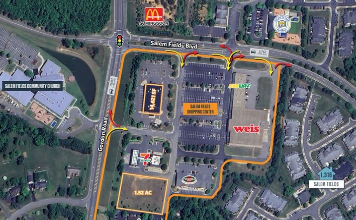 Pictures of Retail property located at 11111 Gordon Rd, Fredericksburg, VA 22407 for lease - image #1