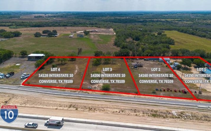 Pictures of Industrial, Land property located at 14150, 14160, 14206, 14218 I-10, Converse, TX 78109 for lease - image #1