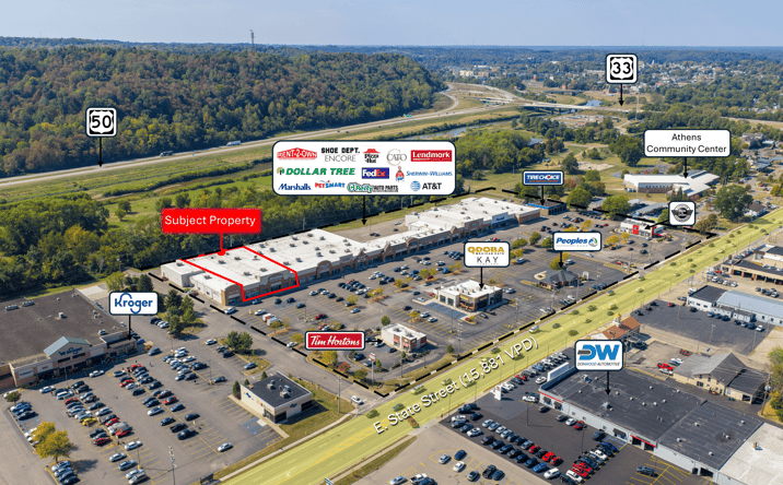 Pictures of Retail property located at 743 E State St, Athens, OH 45701 for lease - image #1