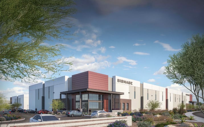 Pictures of Industrial property located at SEC Westward Skies Dr. & Desert Cactus Ln, Peoria, AZ 85383 for lease - image #1