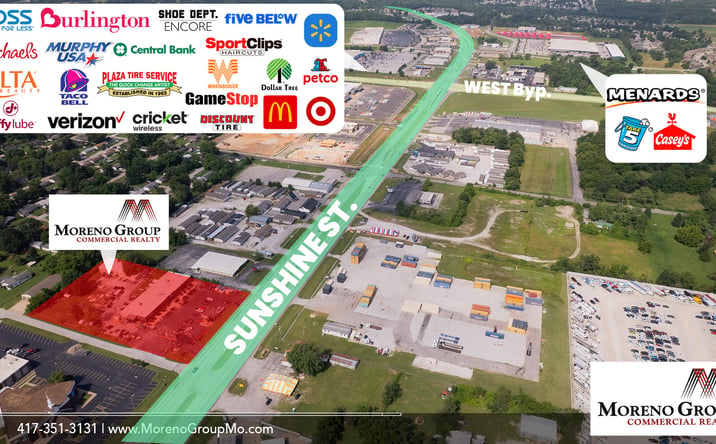 Pictures of Retail, Restaurant property located at 3114 W Sunshine St, Springfield, MO 65807 for lease - image #1