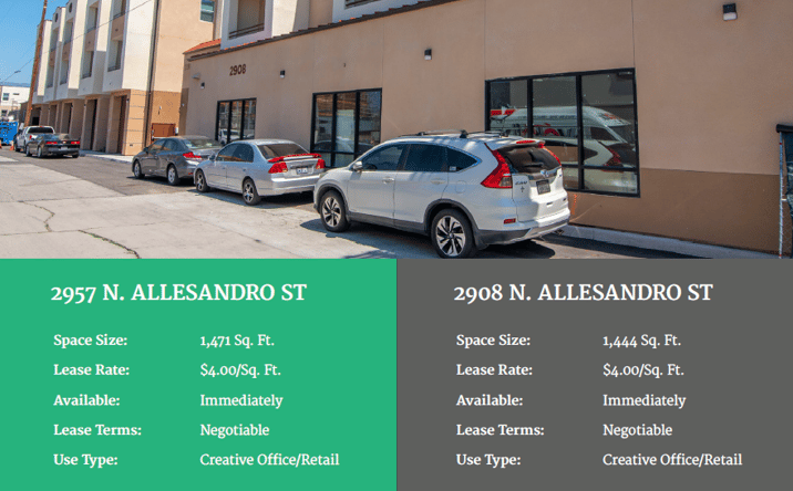 Pictures of Retail, Office property located at 2908 Allesandro St, Los Angeles, CA 90039 for lease - image #1