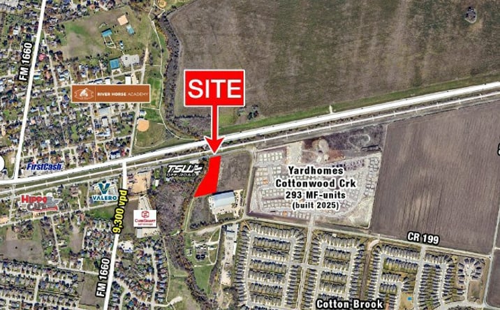 Pictures of Land property located at 610 E Front Street, Hutto, TX 78634 for lease - image #1