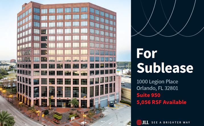 Pictures of Office property located at 1000 Legion Pl, Orlando, FL 32801 for lease - image #1