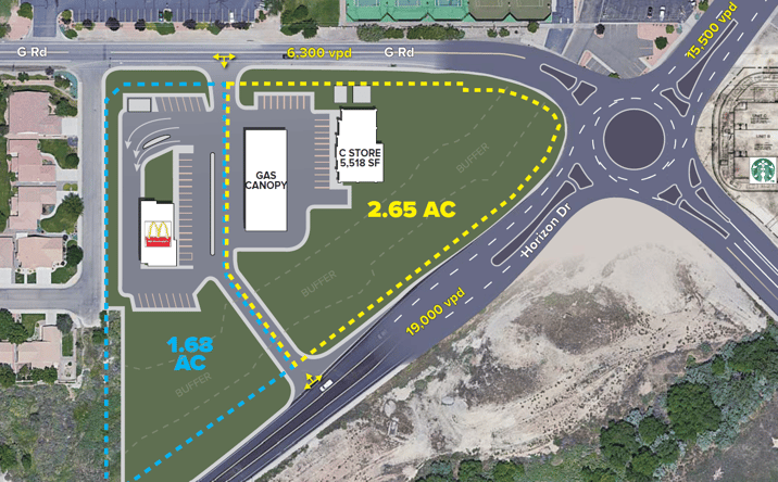 Pictures of Retail, Land, Restaurant property located at Horizon Dr & G Rd Grand Junction, CO, Grand Junction, CO 81506 for lease - image #1