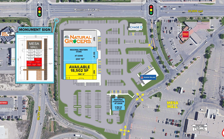 Pictures of Retail, Land, Restaurant property located at 2405 Patterson Rd, Grand Junction, CO 81505 for lease - image #1