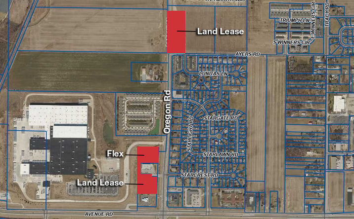 Pictures of Industrial, Office, Retail property located at Oregon Rd, Perrysburg, OH 43551 for lease - image #1