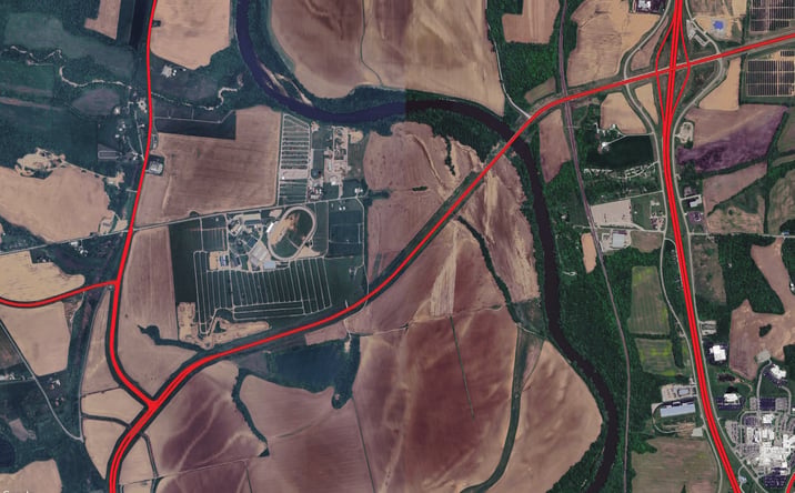 Pictures of Land property located at Ne Corner Highway 104 and Fairgrounds Rd, Chillicothe, OH 45601 for lease - image #1