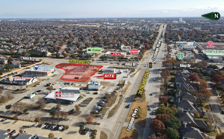 Pictures of Retail property located at 1247 Alma Dr, Allen, TX 75013 for lease - image #1