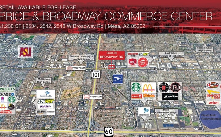Pictures of Retail property located at 2534 W Broadway Rd, Mesa, AZ 85202 for lease - image #1