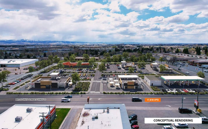 Pictures of Retail, Office, Restaurant property located at Broadway Street & Skyline Drive, Idaho Falls, ID 83402 for lease - image #1