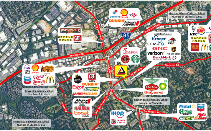 Pictures of Retail, Land property located at 6070 Singleton Rd, Norcross, GA 30093 for lease - image #1