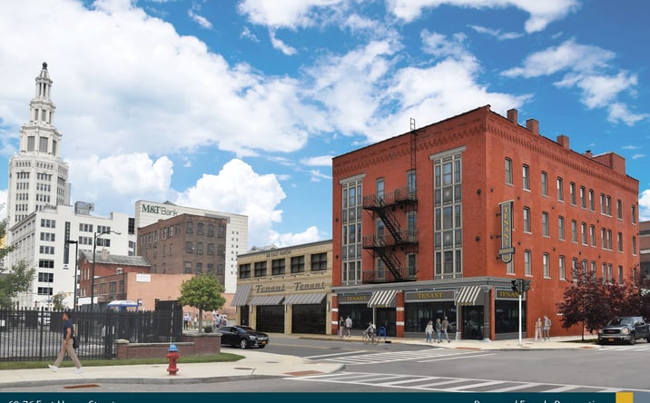 Pictures of Office property located at 68-76 E Huron St, Buffalo, NY 14203 for lease - image #1